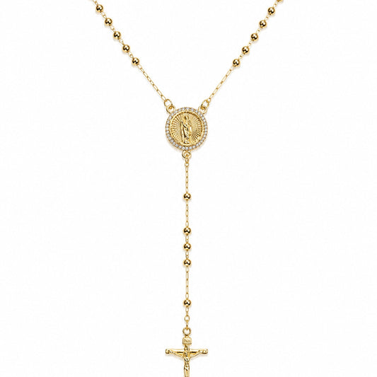 Lyora Saint Jude Rosary Necklace
