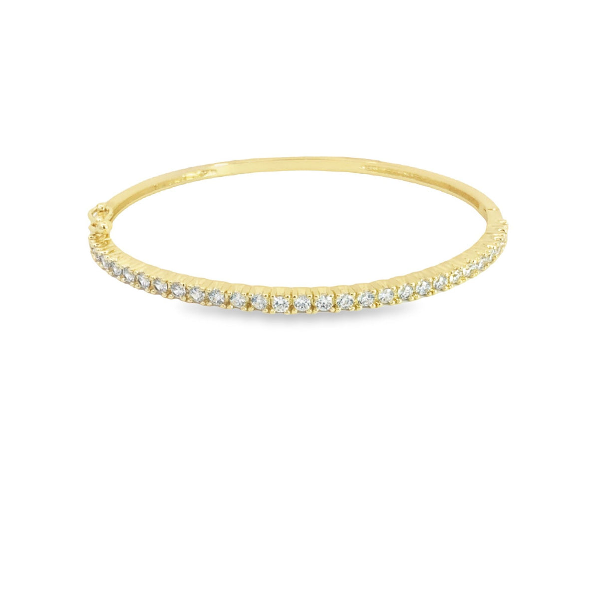 Lyora Slim CZ Buckle Bangle